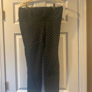 polka dot work pants